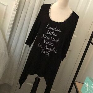 Cute Asymmetrical Sleep Shirt